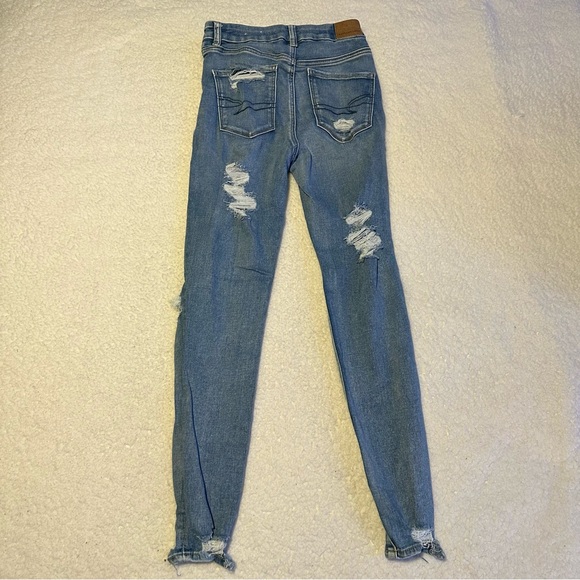 AE Next Level Curvy Super High-Waisted Ripped Skinny Jean - Picture 2 of 2